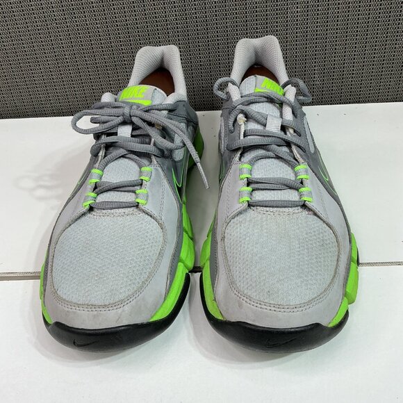 Nike Flex 2012 Run Mens Athletic Shoes Gray & Neon Green Size 10 - Picture 2 of 8